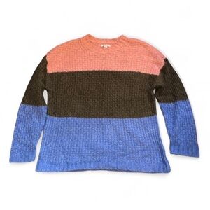American Eagle Colorblock Knit Sweater Size Medium